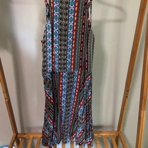 Abercrombie strappy skater dress